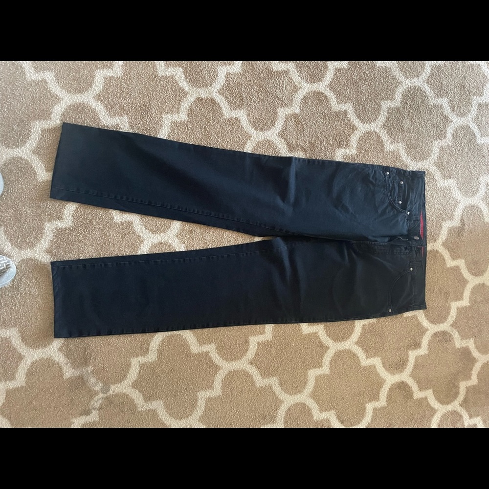 2 pair- Pal Zileri Concept Black Pair & Blue Denim 
Jeans Italy. Size 52 Italian